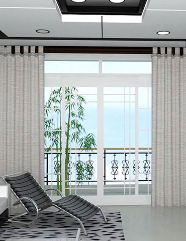Induction sliding door